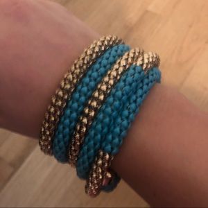 Turquoise & gold bracelet